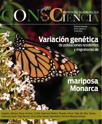 Portada de Consciencia 3 VariacióN Genética De Poblaciones Residentes Y Migratorias De Mariposa Monarca