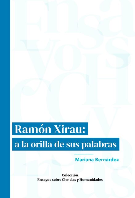 Portada de Ramón Xirau: A la orilla de sus palabras