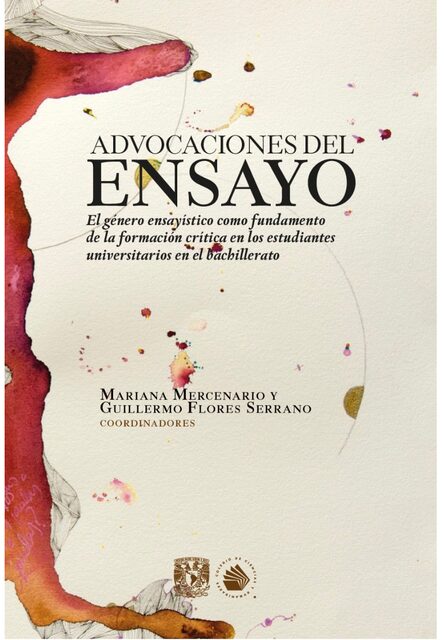 Portada de Advocaciones del ensayo